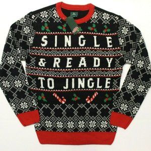 Holiday Party "Single & Ready To Jingle" Sweater